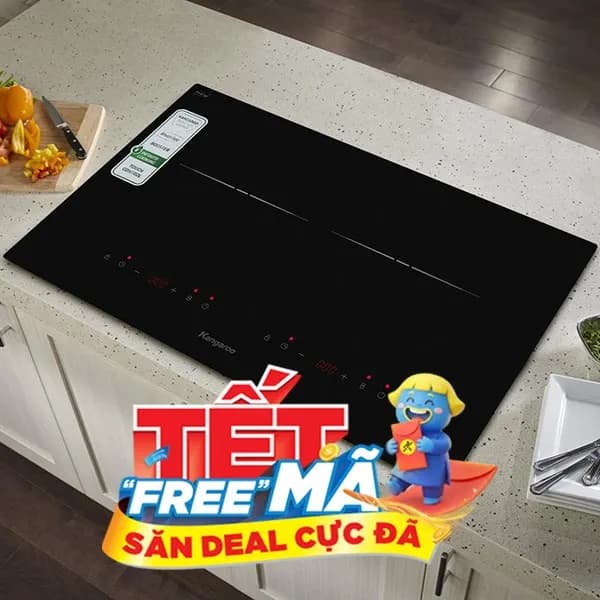 So sánh giá Bếp từ đôi âm Kangaroo KGIC50D1C 5000W rẻ nhất? - Ảnh 8