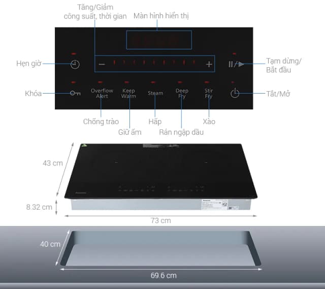 So sánh giá Bếp từ đôi âm Panasonic KY-H1WZ70KRA 3500W rẻ nhất? - Ảnh 12