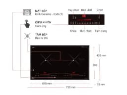 So sánh giá Bếp từ đôi âm Pramie PRTH-2203 5200W - Tìm sản phẩm giá rẻ nhất - Ảnh 16