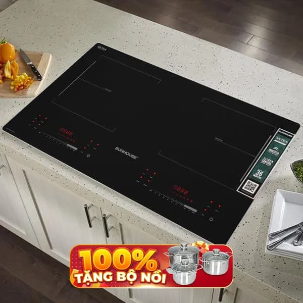 So sánh giá Bếp từ đôi âm Sunhouse SHB81272-MD 4000W rẻ nhất? - Ảnh 3