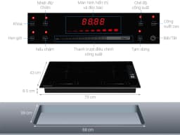 Bếp từ đôi âm Sunhouse SHB82062-MMD 4400W - Giá rẻ nhất hôm nay - Ảnh 2