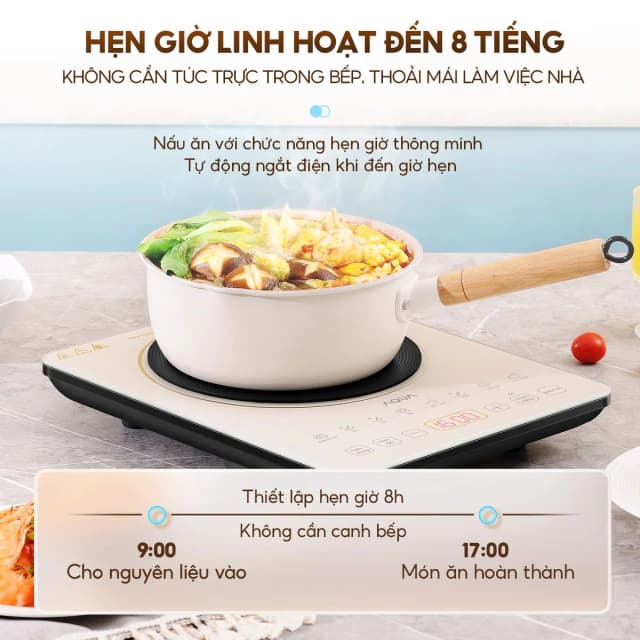 So sánh giá Bếp từ đơn AQUA AQS-ICT2201R(C)-VN 2200W rẻ nhất? - Ảnh 11