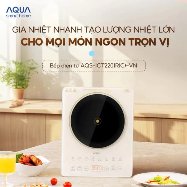 So sánh giá Bếp từ đơn AQUA AQS-ICT2201R(C)-VN 2200W rẻ nhất? - Ảnh 8