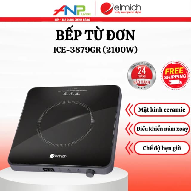 So sánh giá Bếp từ đơn Elmich ICE-3879GR 2100W rẻ nhất? - Ảnh 5