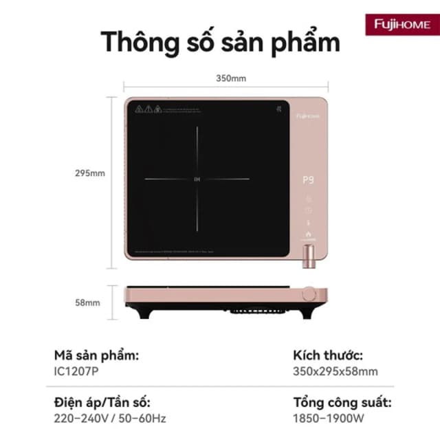 So sánh giá Bếp từ đơn FUJIHOME IC1207P 1900W rẻ nhất? - Ảnh 19