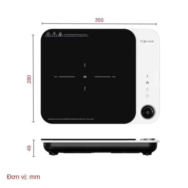 So sánh giá Bếp Từ Đơn FUJIHOME IC1901W 1900W rẻ nhất? - Ảnh 12