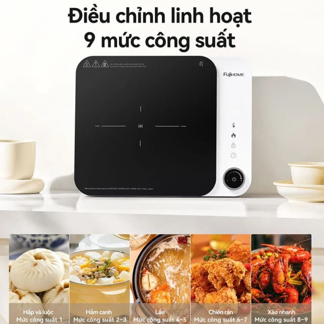 So sánh giá Bếp Từ Đơn FUJIHOME IC1901W 1900W rẻ nhất? - Ảnh 5