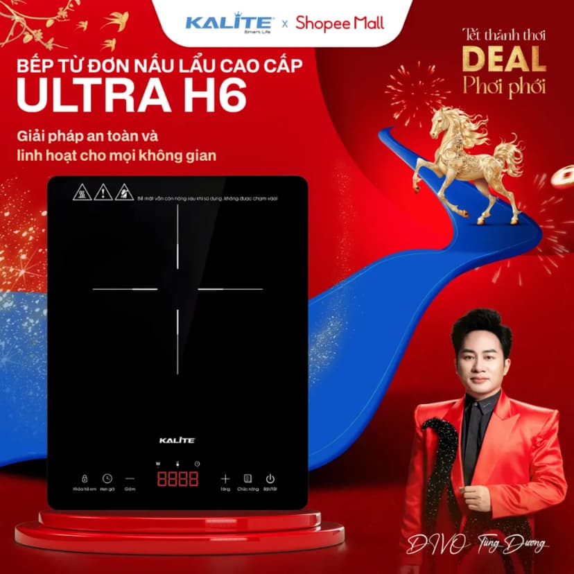 So sánh giá Bếp từ đơn KALITE Ultra H6 2000W - Tìm sản phẩm giá rẻ nhất - Ảnh 19