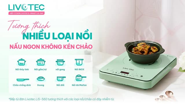 So sánh giá Bếp từ đơn Livotec E-smart LIS-560 2000W rẻ nhất? - Ảnh 9