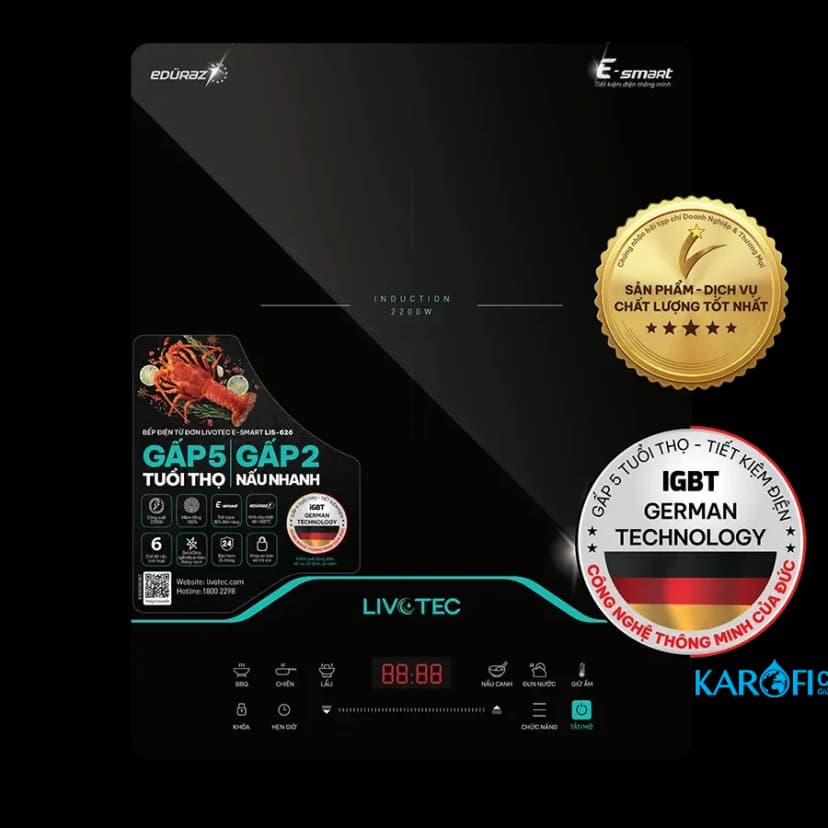 So sánh giá Bếp từ đơn Livotec E-smart LIS-626 2200W - Tìm sản phẩm giá rẻ nhất - Ảnh 5