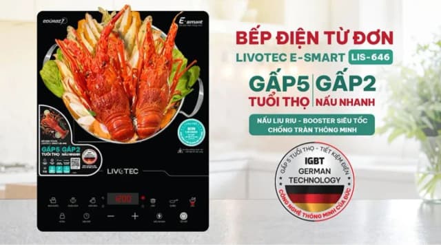 So sánh giá Bếp từ đơn Livotec E-smart LIS-646 2100W rẻ nhất? - Ảnh 10