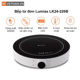 Bếp từ đơn LUMIAS LK24-220B 2000W - Giá rẻ nhất hôm nay - Ảnh 4