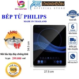 So sánh giá Bếp từ đơn Philips HD5830/90 2000W - Tìm sản phẩm giá rẻ nhất - Ảnh 6