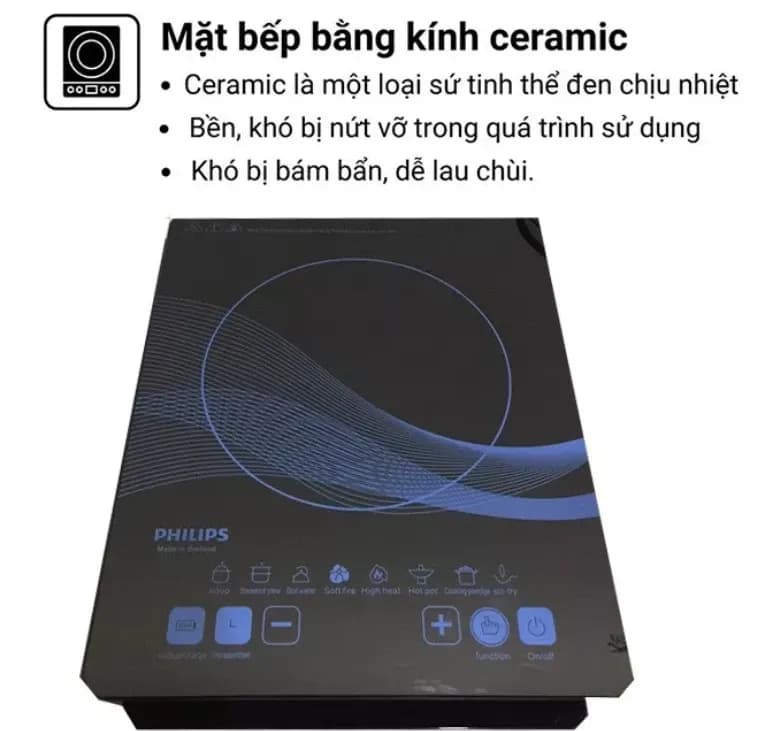 So sánh giá Bếp từ đơn Philips HD5830/90 2000W - Tìm sản phẩm giá rẻ nhất - Ảnh 7
