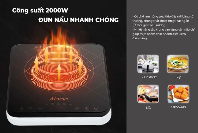 So sánh giá Bếp từ đơn Sunhouse Mama SHD6886 2000W - Tìm sản phẩm giá rẻ nhất - Ảnh 16