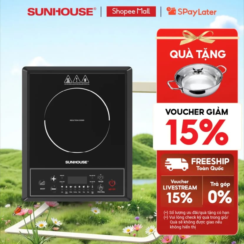 So sánh giá Bếp từ đơn Sunhouse SHD6154 2000W - Tìm sản phẩm giá rẻ nhất - Ảnh 3