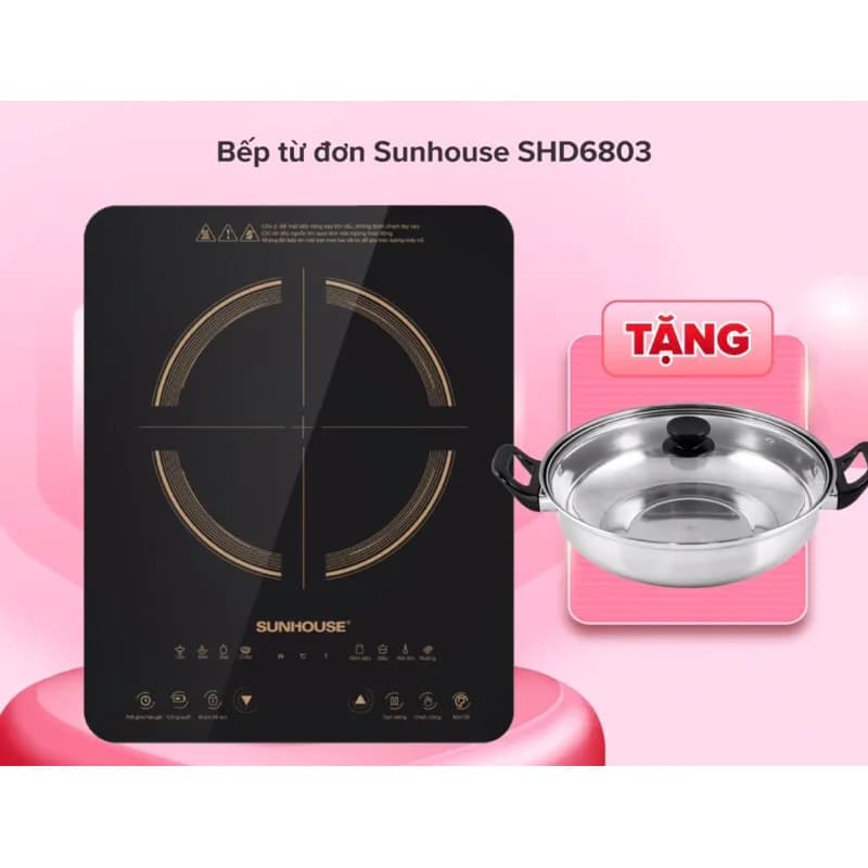 So sánh giá Bếp từ đơn Sunhouse SHD6803 2000W - Tìm sản phẩm giá rẻ nhất - Ảnh 12