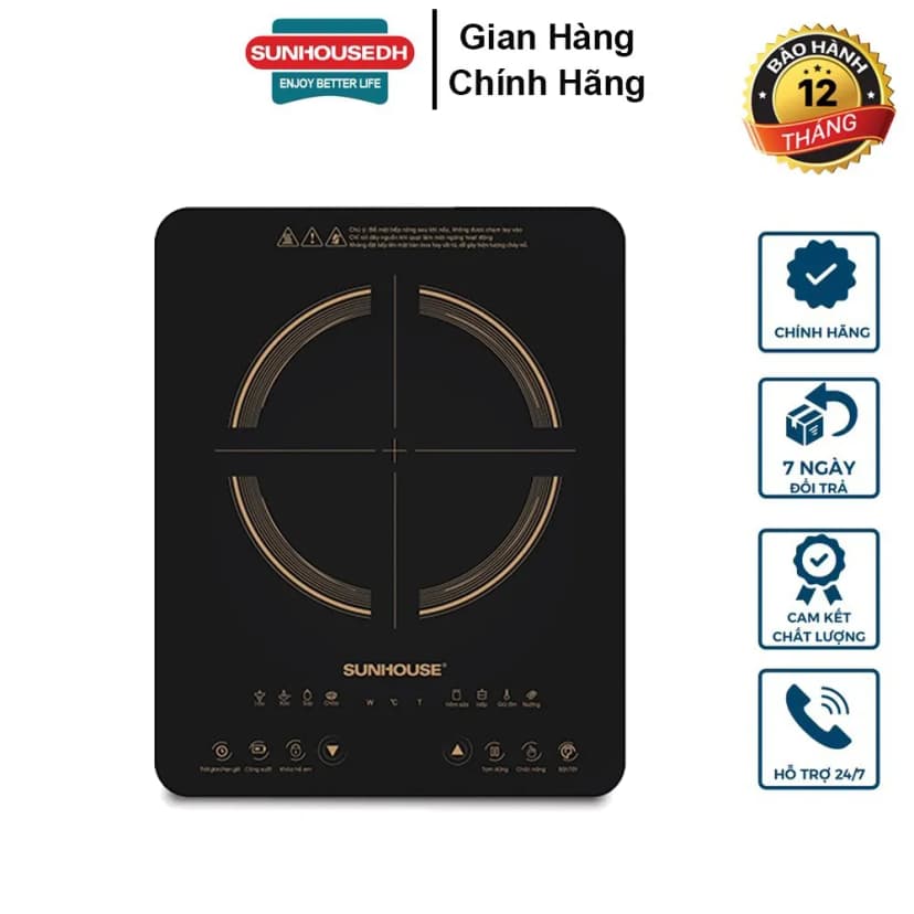 So sánh giá Bếp từ đơn Sunhouse SHD6803 2000W - Tìm sản phẩm giá rẻ nhất - Ảnh 3