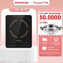 So sánh giá Bếp từ đơn Sunhouse SHD6804 2000W - Tìm sản phẩm giá rẻ nhất - Ảnh 2