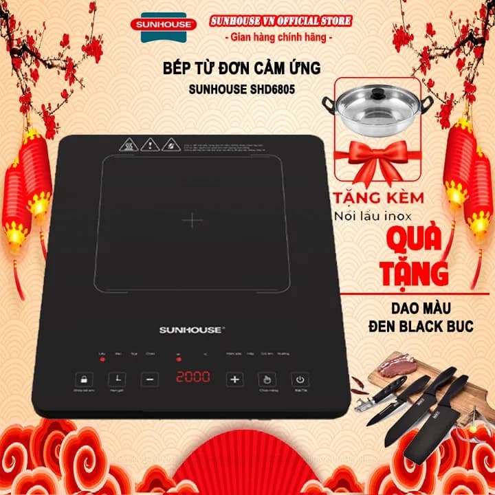 So sánh giá Bếp từ đơn Sunhouse SHD6806A 2000W - Tìm sản phẩm giá rẻ nhất - Ảnh 10
