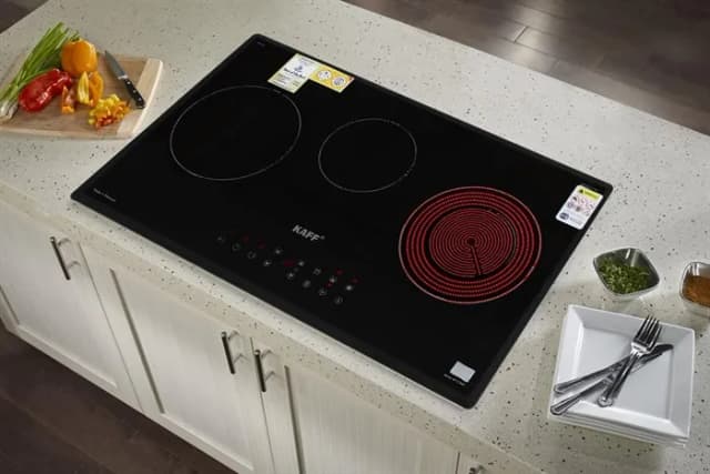 Bếp từ hồng ngoại 3 vùng nấu âm KAFF KF-IC3801 6000W - Ảnh 2