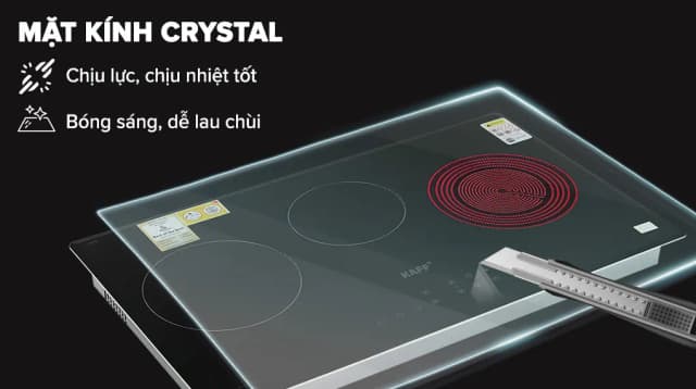 So sánh giá Bếp từ hồng ngoại 3 vùng nấu âm KAFF KF-IC3801 6000W rẻ nhất? - Ảnh 6