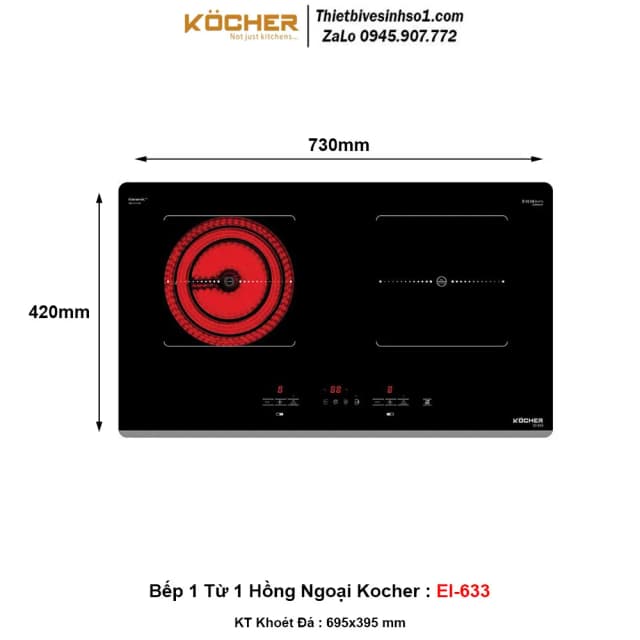 Top 1 so sánh giá Bếp từ hồng ngoại âm Kocher EI-221 4000W - Tìm sản phẩm giá rẻ nhất - Ảnh 16