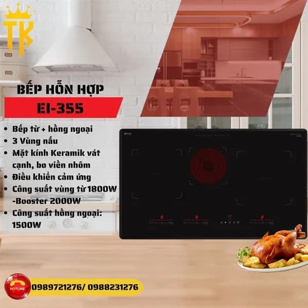 Top 1 so sánh giá Bếp từ hồng ngoại âm Kocher EI-355 5900W - Tìm sản phẩm giá rẻ nhất - Ảnh 9