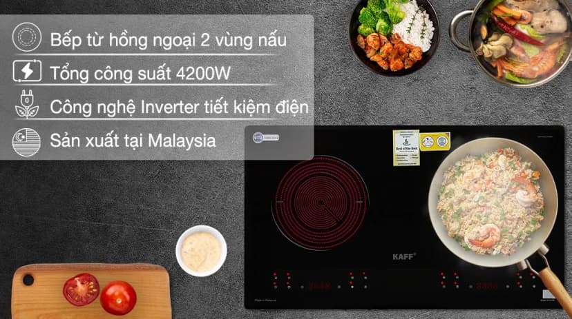 So sánh giá Bếp từ hồng ngoại âm KAFF KF-073IC 4200W - Tìm sản phẩm giá rẻ nhất - Ảnh 8
