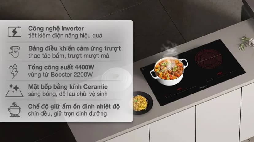 So sánh giá Bếp từ hồng ngoại âm Kangaroo KGIF44D1C 4400W - Tìm sản phẩm giá rẻ nhất - Ảnh 8