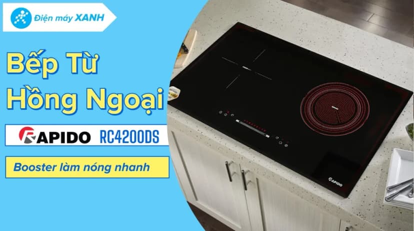 So sánh giá Bếp từ hồng ngoại âm Rapido RC4200DS 4400W - Tìm sản phẩm giá rẻ nhất - Ảnh 2