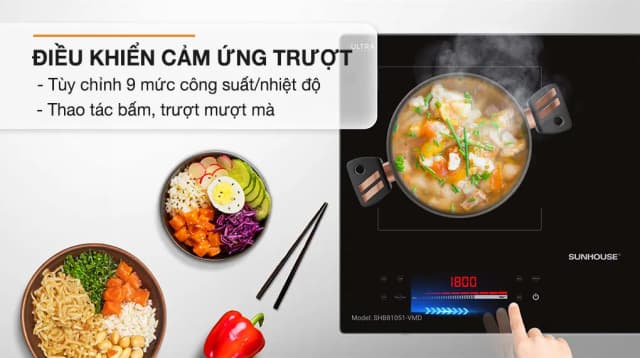 So sánh giá Bếp từ hồng ngoại âm Sunhouse SHB81051-VMD 4000W rẻ nhất? - Ảnh 11