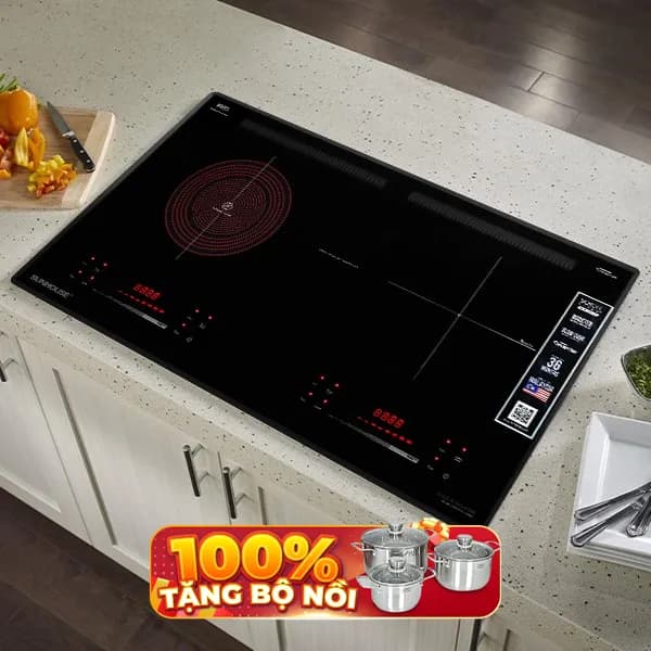 So sánh giá Bếp từ hồng ngoại âm Sunhouse SHB82011-MMD 4400W rẻ nhất? - Ảnh 2