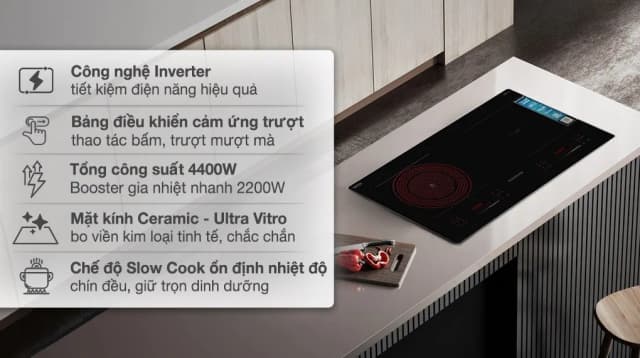 So sánh giá Bếp từ hồng ngoại âm Sunhouse SHB82071-VMD 4400W rẻ nhất? - Ảnh 5