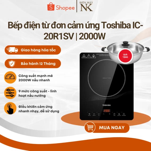 So sánh giá Bếp từ đơn Toshiba IC-20R2SV 2000W rẻ nhất? - Ảnh 19