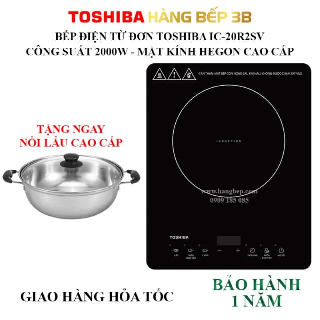 So sánh giá Bếp từ đơn Toshiba IC-20R2SV 2000W rẻ nhất? - Ảnh 9