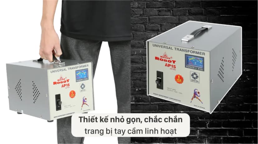 Biến thế Robot UT1P3000A - AP15 3KVA - Giá rẻ nhất hôm nay - Ảnh 2