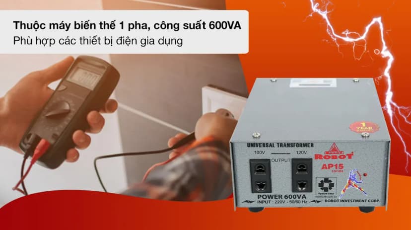 Biến thế Robot UT1P600A - AP15 600VA - Giá rẻ nhất hôm nay - Ảnh 3