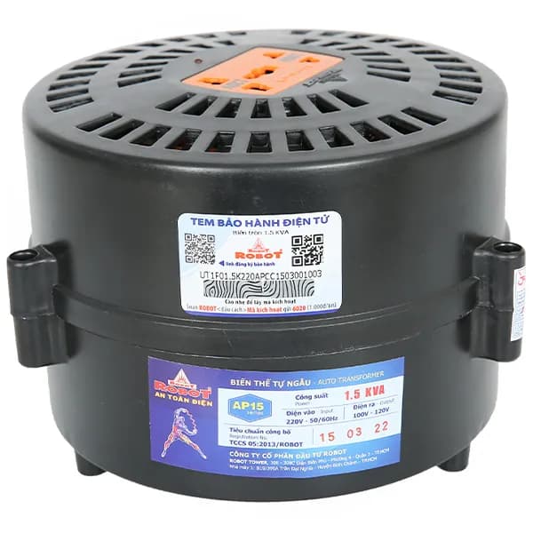 Biến thế tròn Robot RT1P1500A 1.5 KVA - Ảnh 21
