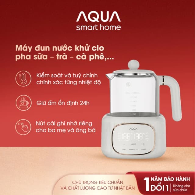 So sánh giá Bình đun pha sữa AQUA 1.2 lít AQS-MH121T rẻ nhất? - Ảnh 12