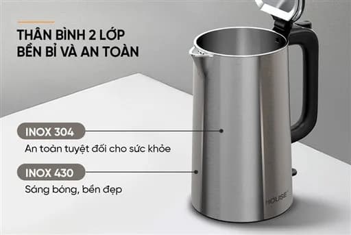 So sánh giá Bình đun siêu tốc Sunhouse 2 lít SHD1396 - Tìm sản phẩm giá rẻ nhất - Ảnh 7