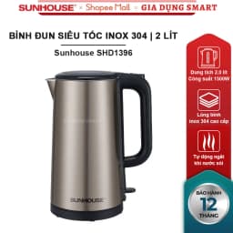 So sánh giá Bình đun siêu tốc Sunhouse 2 lít SHD1396 - Tìm sản phẩm giá rẻ nhất - Ảnh 8
