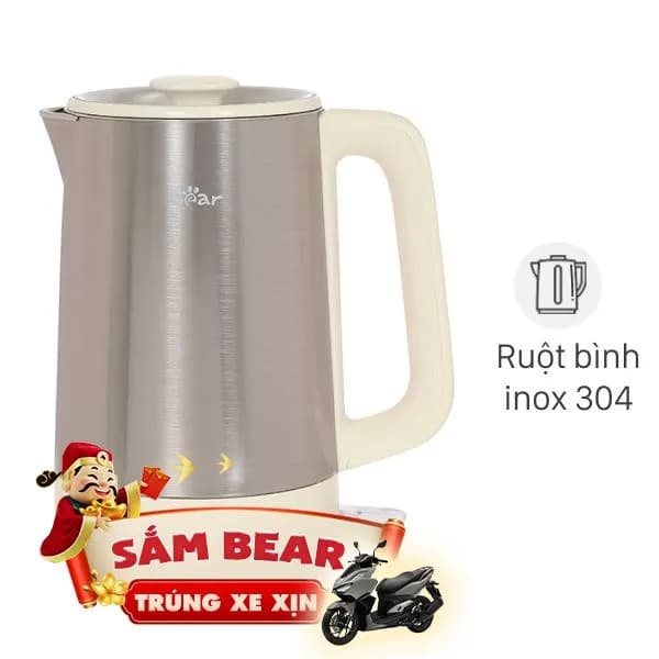So sánh giá Bình đun siêu tốc Bear 1.7 lít ZDH-D17T5 rẻ nhất? - Ảnh 2