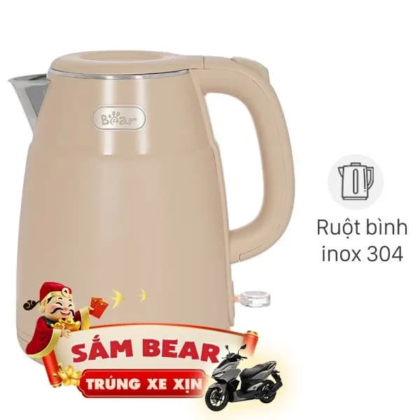So sánh giá Bình đun siêu tốc Bear 1.7 lít ZDH-D17T5 rẻ nhất? - Ảnh 7