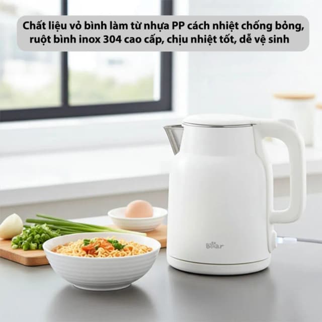So sánh giá Bình đun siêu tốc Bear 1.5 lít BEK-E153W2 rẻ nhất? - Ảnh 6