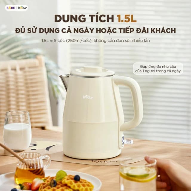 So sánh giá Bình đun siêu tốc Bear 1.5 lít HK-4H15Z rẻ nhất? - Ảnh 16
