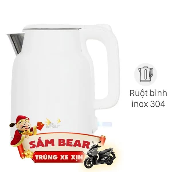 So sánh giá Bình đun siêu tốc Bear 1.5 lít HK-4H15Z rẻ nhất? - Ảnh 17
