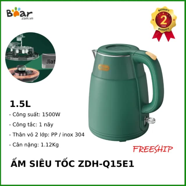 So sánh giá Bình đun siêu tốc Bear 1.5 lít HK-4H15Z rẻ nhất? - Ảnh 20