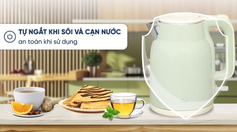 So sánh giá Bình đun siêu tốc Bear 1.5 lít KE-5H15V35 - Tìm sản phẩm giá rẻ nhất - Ảnh 7