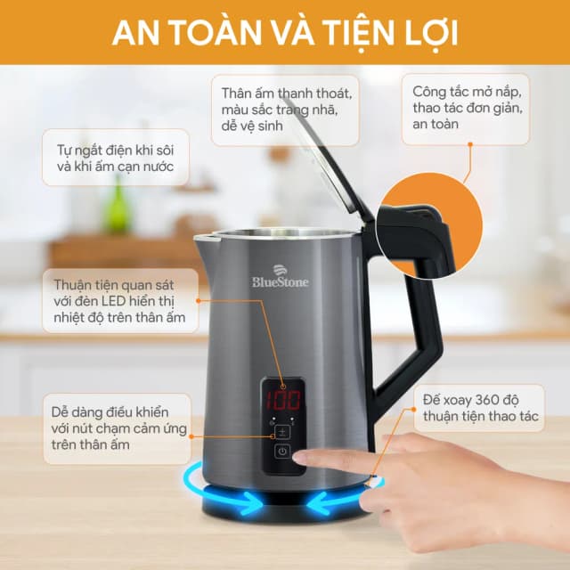 So sánh giá Bình đun siêu tốc BlueStone 1.5 lít KTB-3471 rẻ nhất? - Ảnh 20